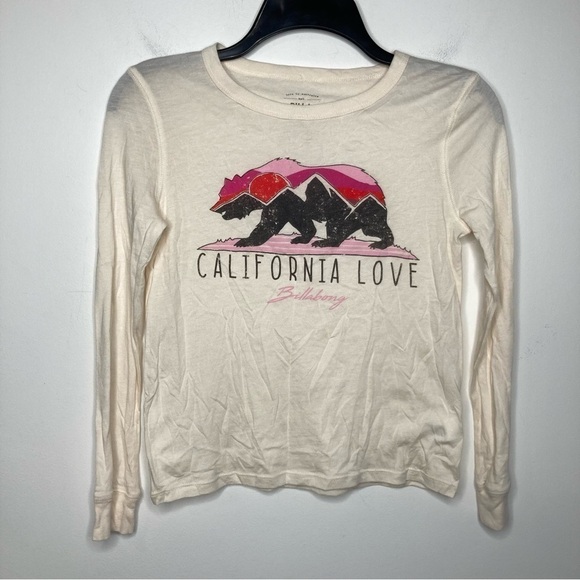 Billabong California long sleeve tee shirt size small/medium - Picture 1 of 5